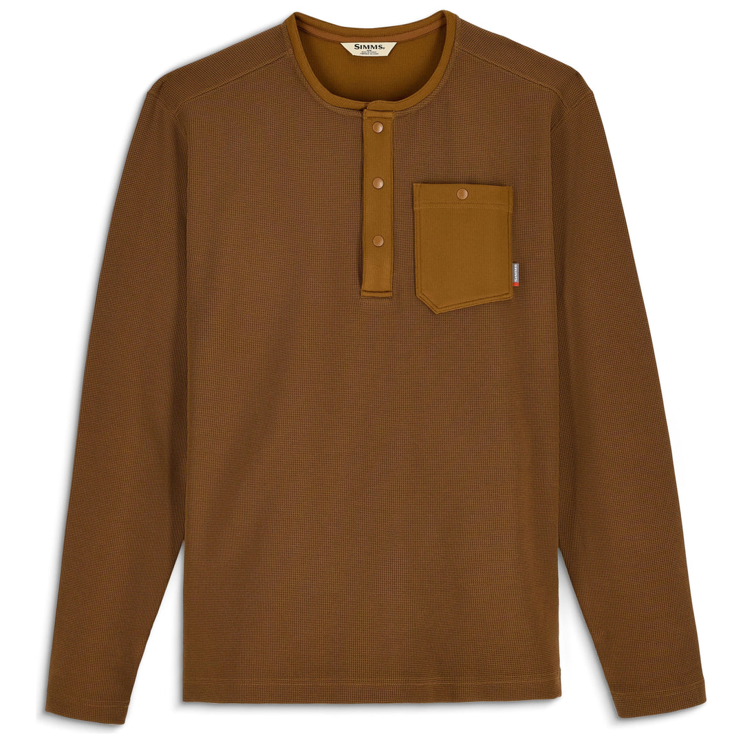 Simms Men's Highline Henley Cobia Image 01