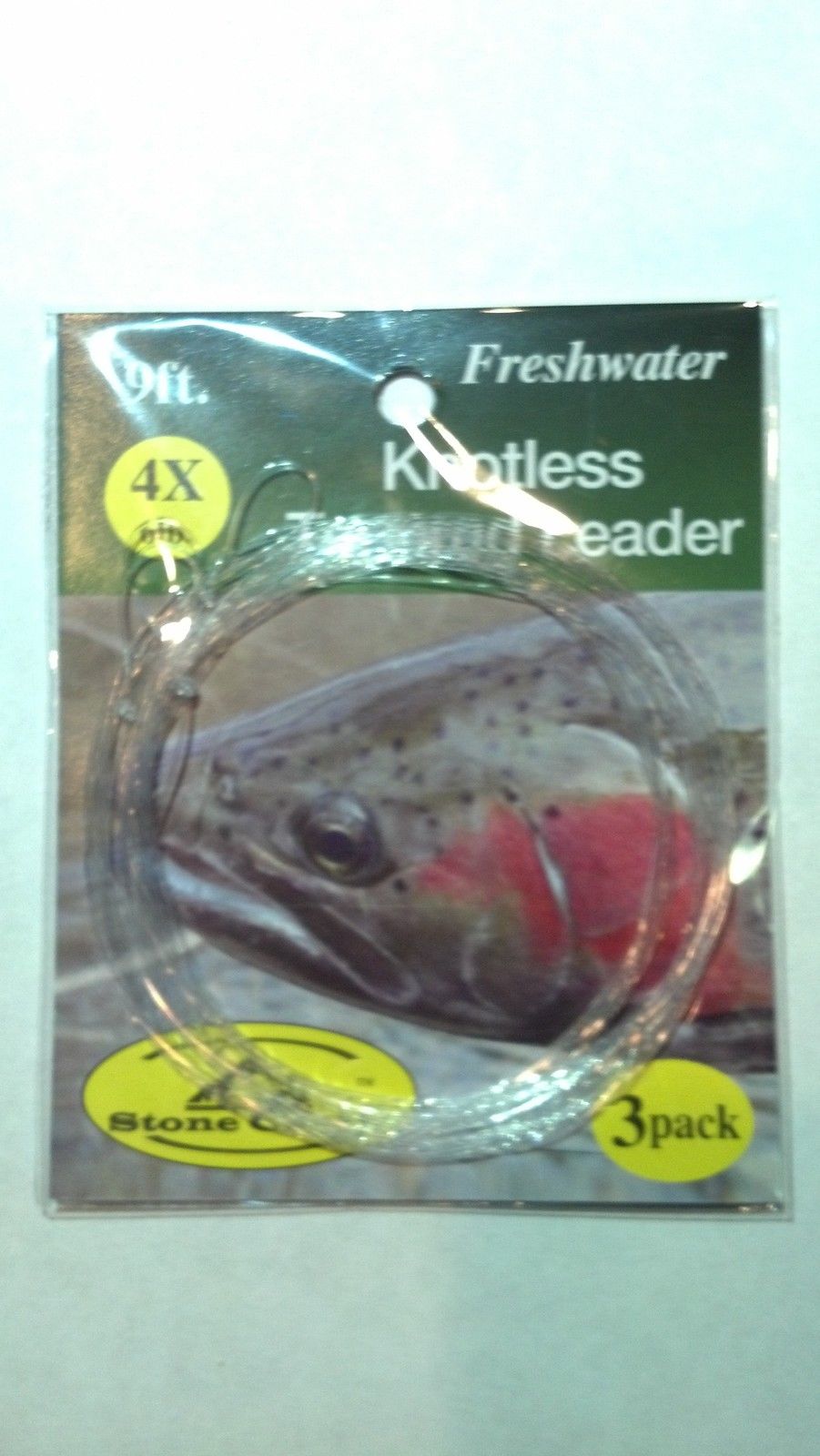 Stone Creek Knotless Tapered Leader 9ft 3pk - Fly Fishing