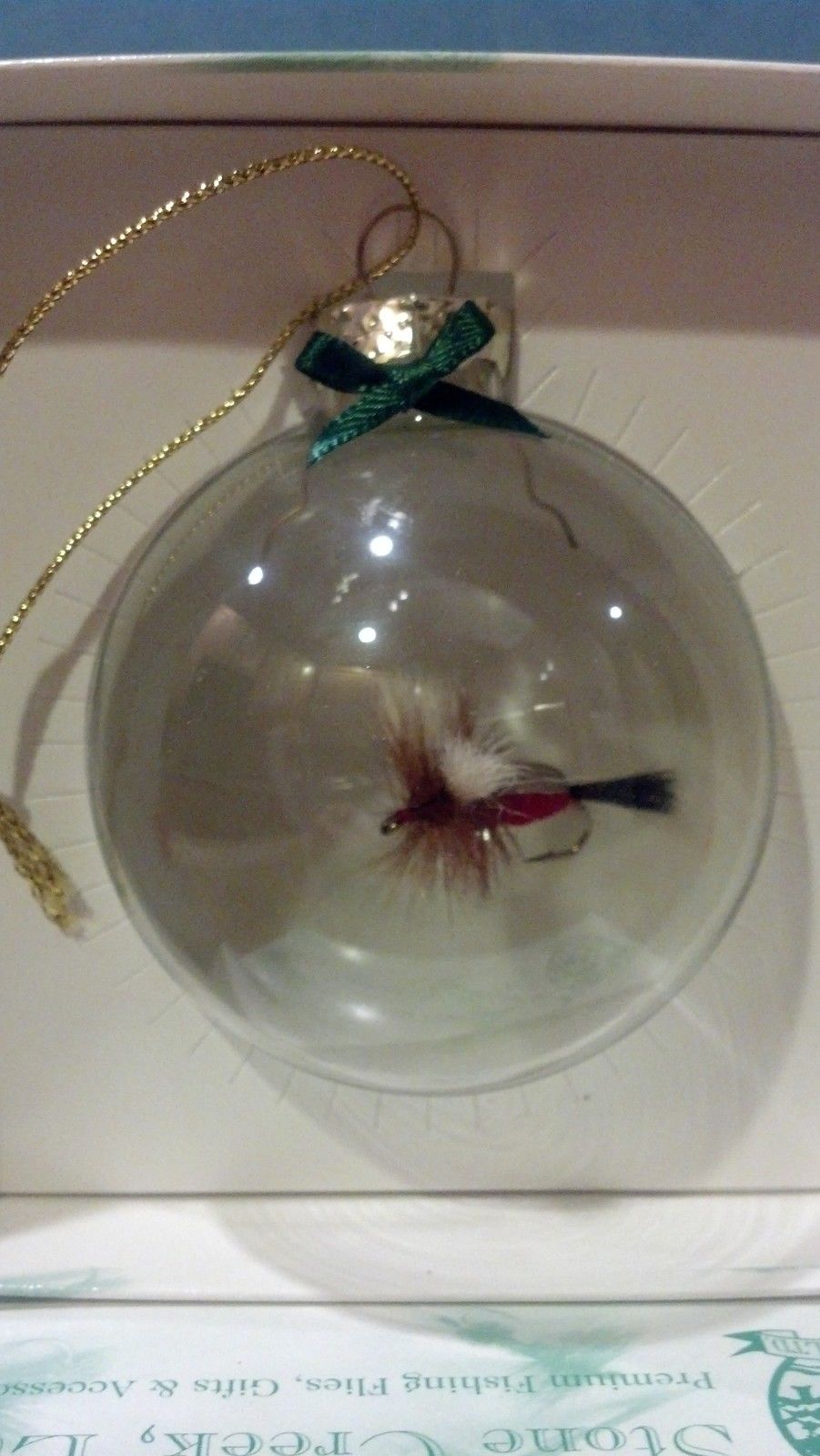 Fly Fishing Christmas Ornament