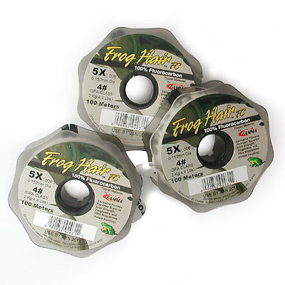 Frog Hair Fluorocarbon Tippet 100m Guide Spool - Fly Fishing