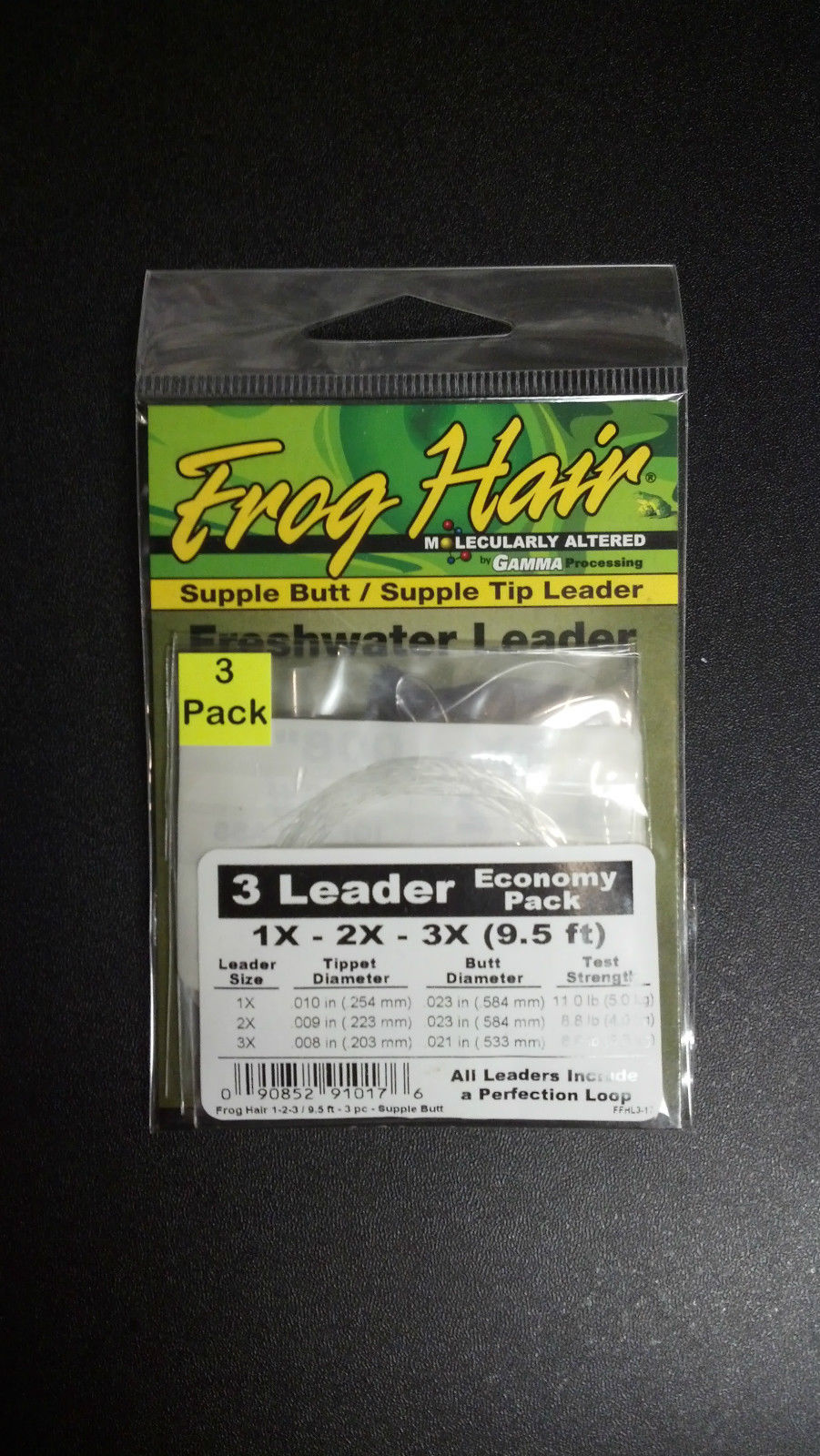 Frog Hair Tapered Leader Economy Pack 9.5' Supple Butt/Supple Tip