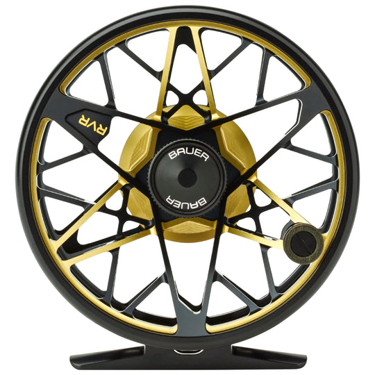 Bauer RVR Fly Reel Black / Gold Image 01