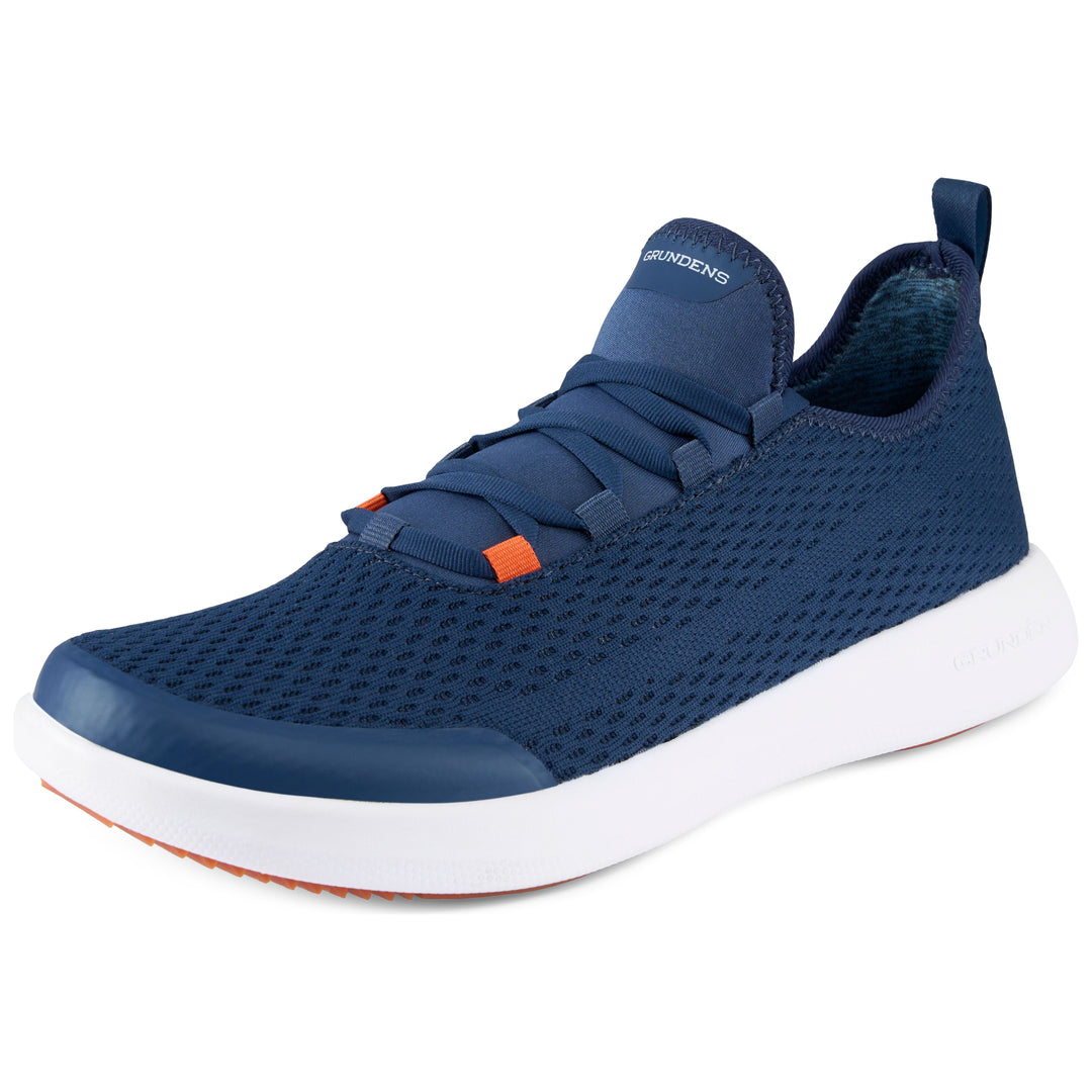 Grundens Men's CrossCurrent Boat Shoe Blue Abyss Image 02