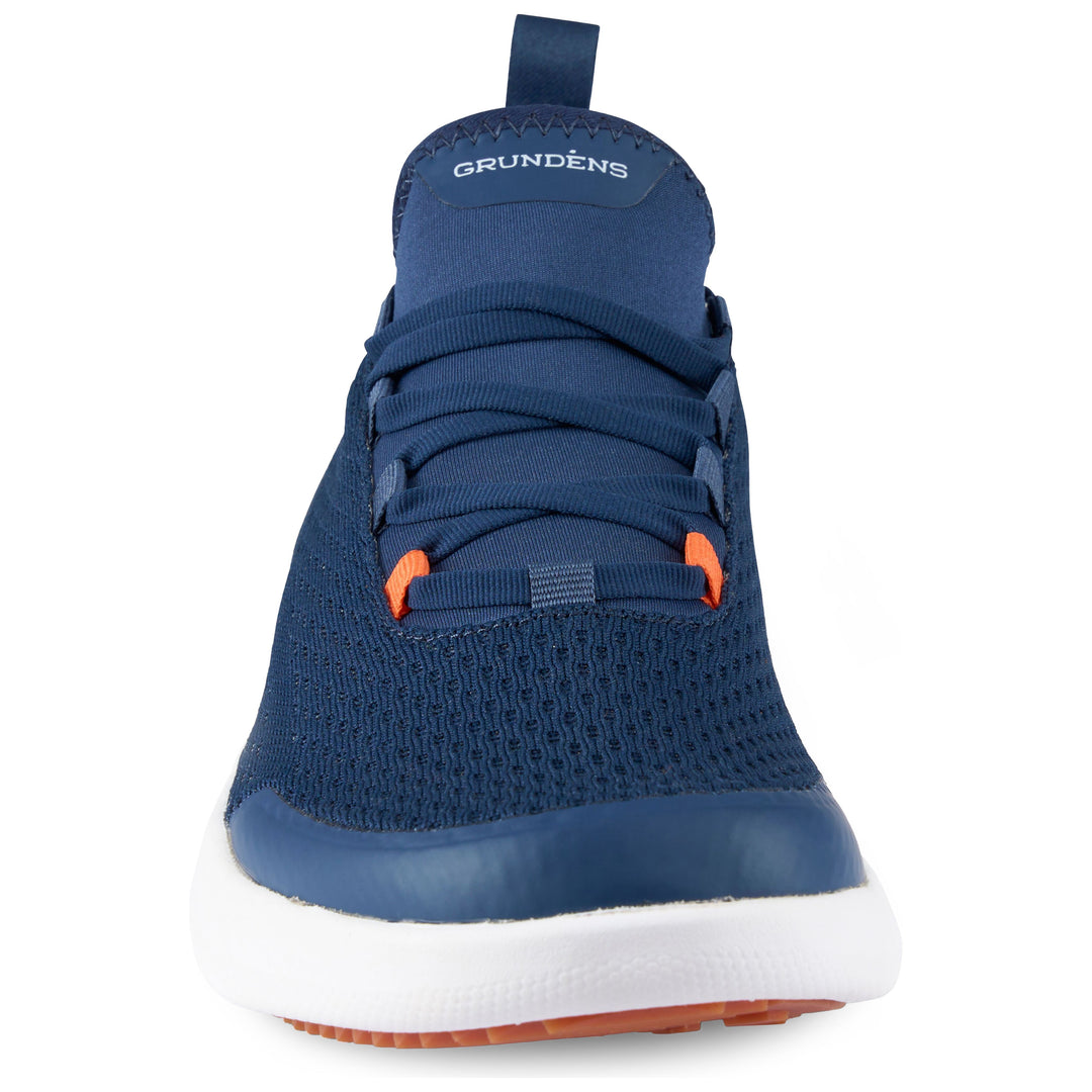 Grundens Men's CrossCurrent Boat Shoe Blue Abyss Image 03