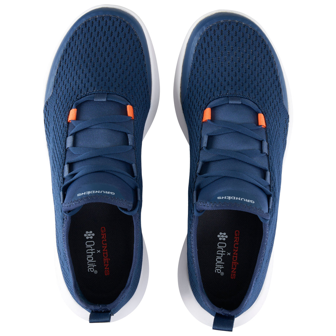 Grundens Men's CrossCurrent Boat Shoe Blue Abyss Image 05