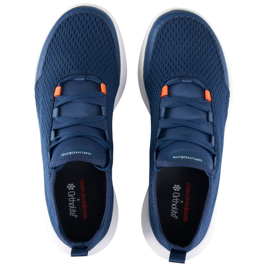 Grundens Men's CrossCurrent Boat Shoe Blue Abyss Image 05