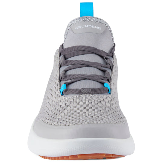 Grundens Men's CrossCurrent Boat Shoe Steel Grey Image 03
