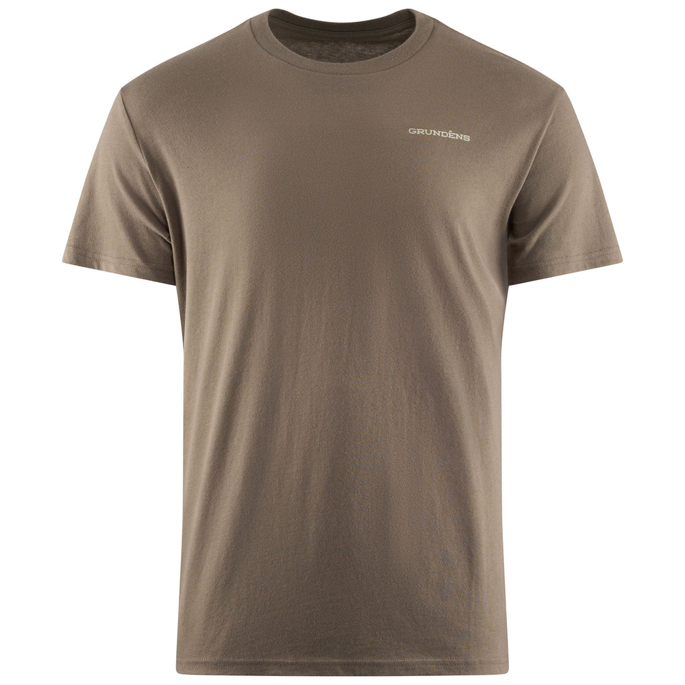 Grundens Men's Drift Boat Ss T-Shirt Otter Image 01