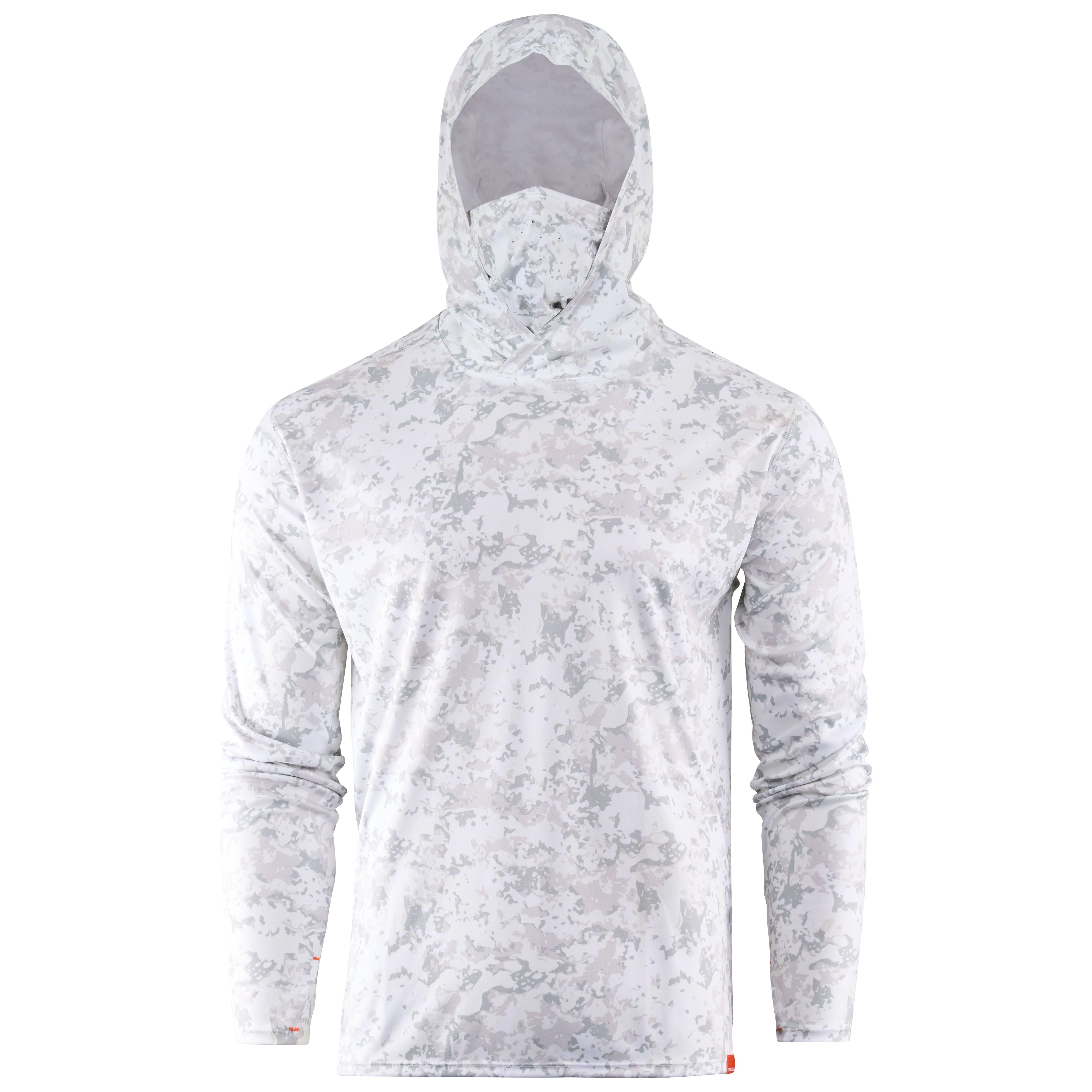 Grundens Men's Tough Sun Masked Hoodie Squall Camo Image 01