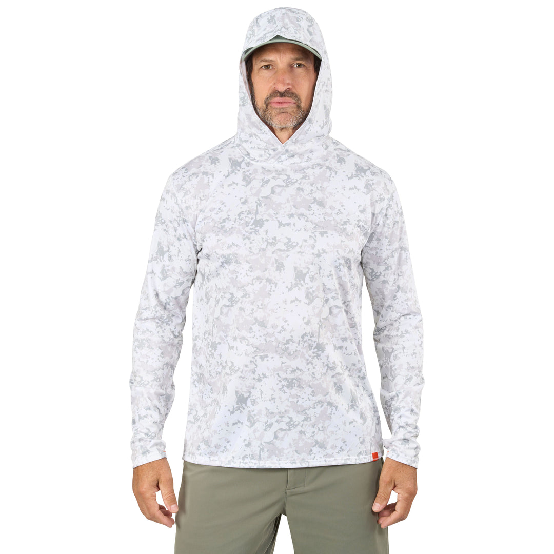 Grundens Men's Tough Sun Masked Hoodie Squall Camo Image 06