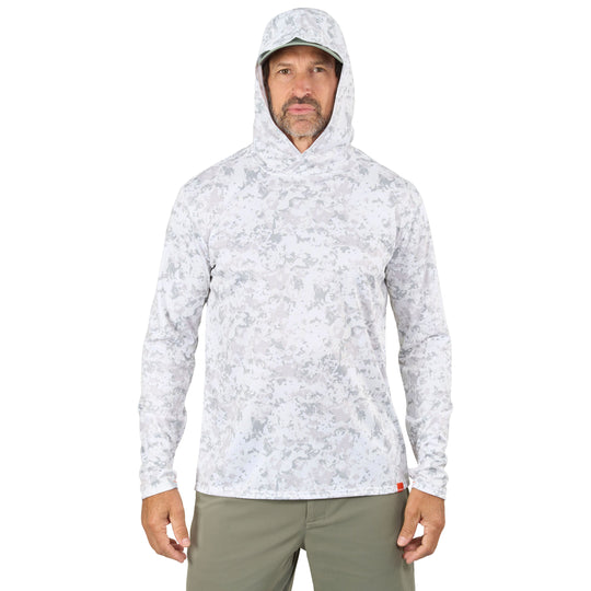 Grundens Men's Tough Sun Masked Hoodie Squall Camo Image 06