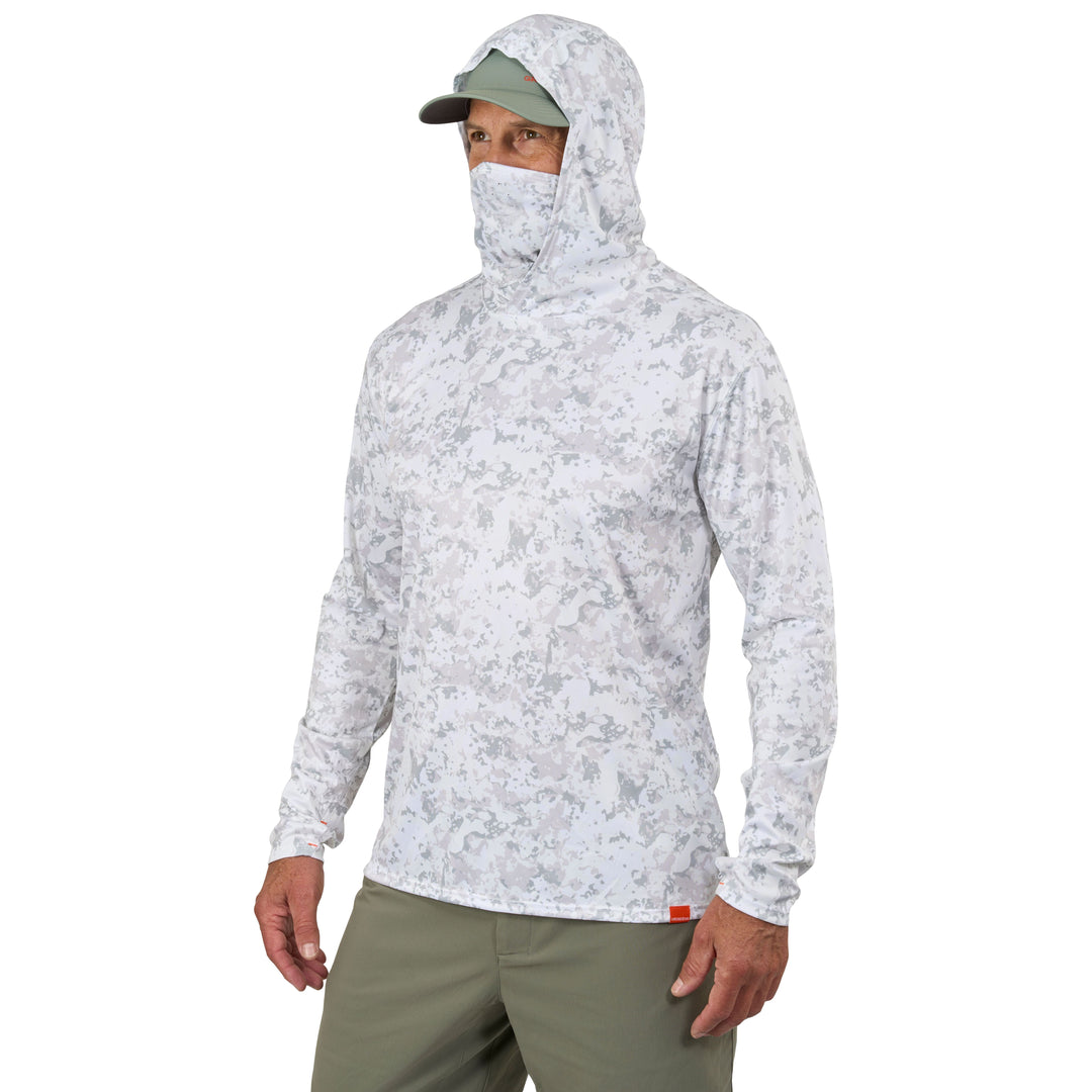 Grundens Men's Tough Sun Masked Hoodie Squall Camo Image 10
