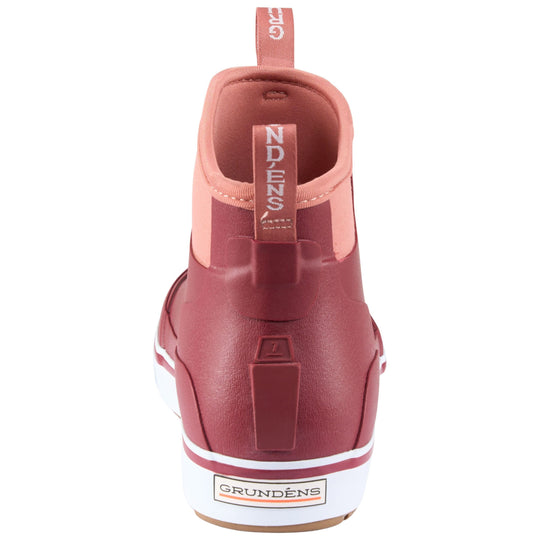 Grundens Women's Deck Boss Ankle Boot Cherry Image 03