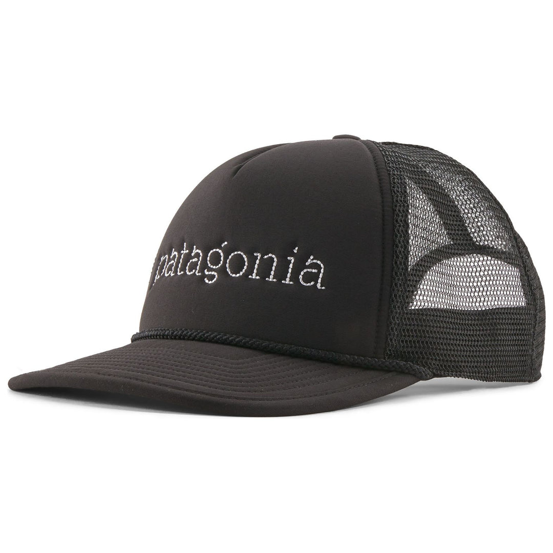 Patagonia Broadcaster Hat Strata Text: Black Image 01