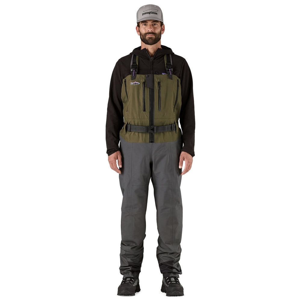 Patagonia Men's Swiftcurrent Expedition Zip-Front Waders Basin Green Image 02