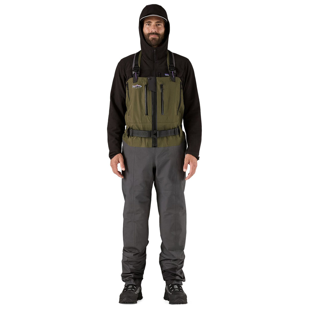 Patagonia Men's Swiftcurrent Expedition Zip-Front Waders Basin Green Image 03