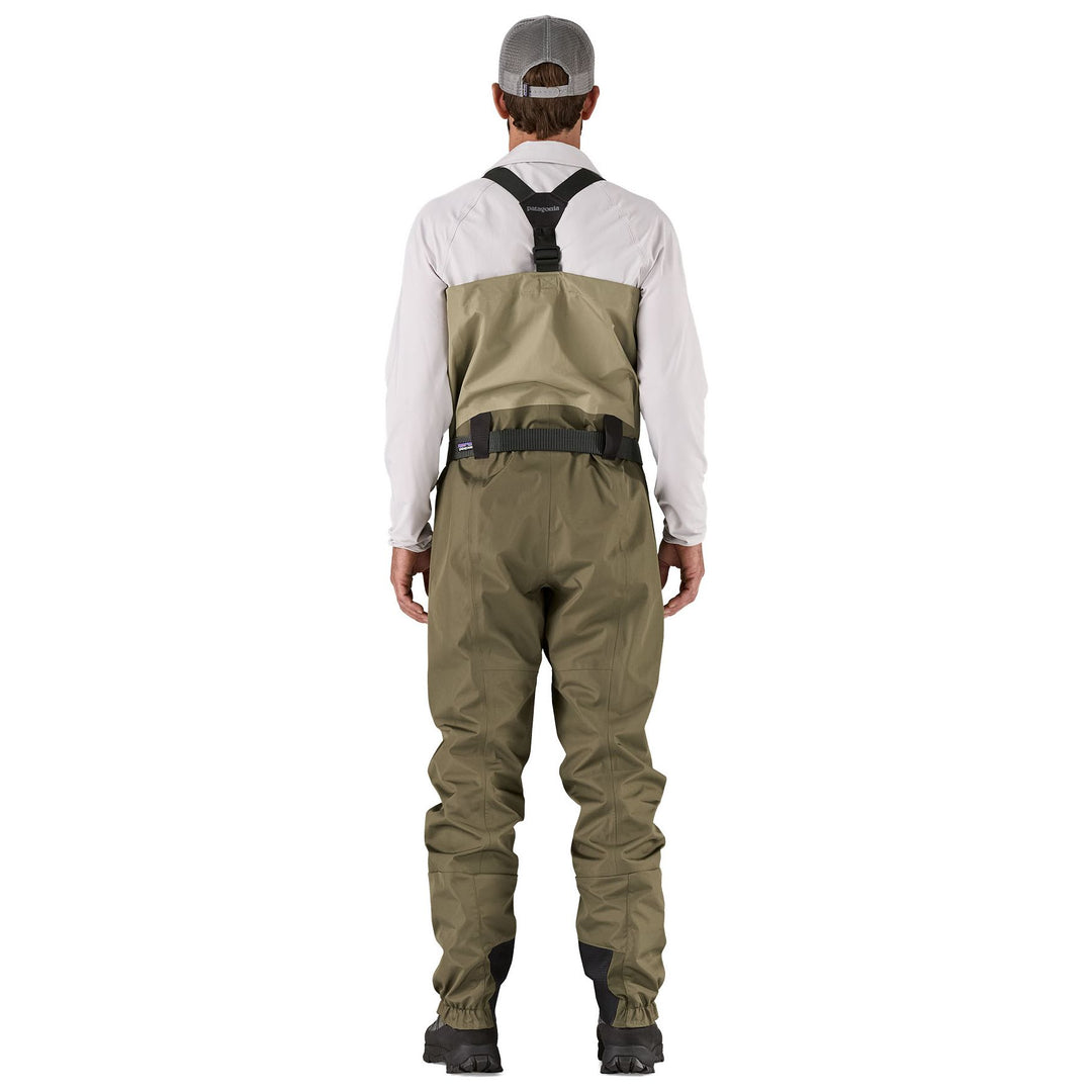 Patagonia Men's Swiftcurrent Traverse Zip Front Waders River Rock Green Image 03