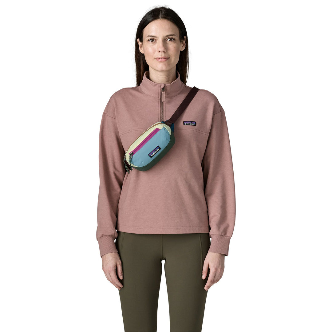 Patagonia Terravia Mini Hip Pack Patchwork: Snowmelt Blue Image 03