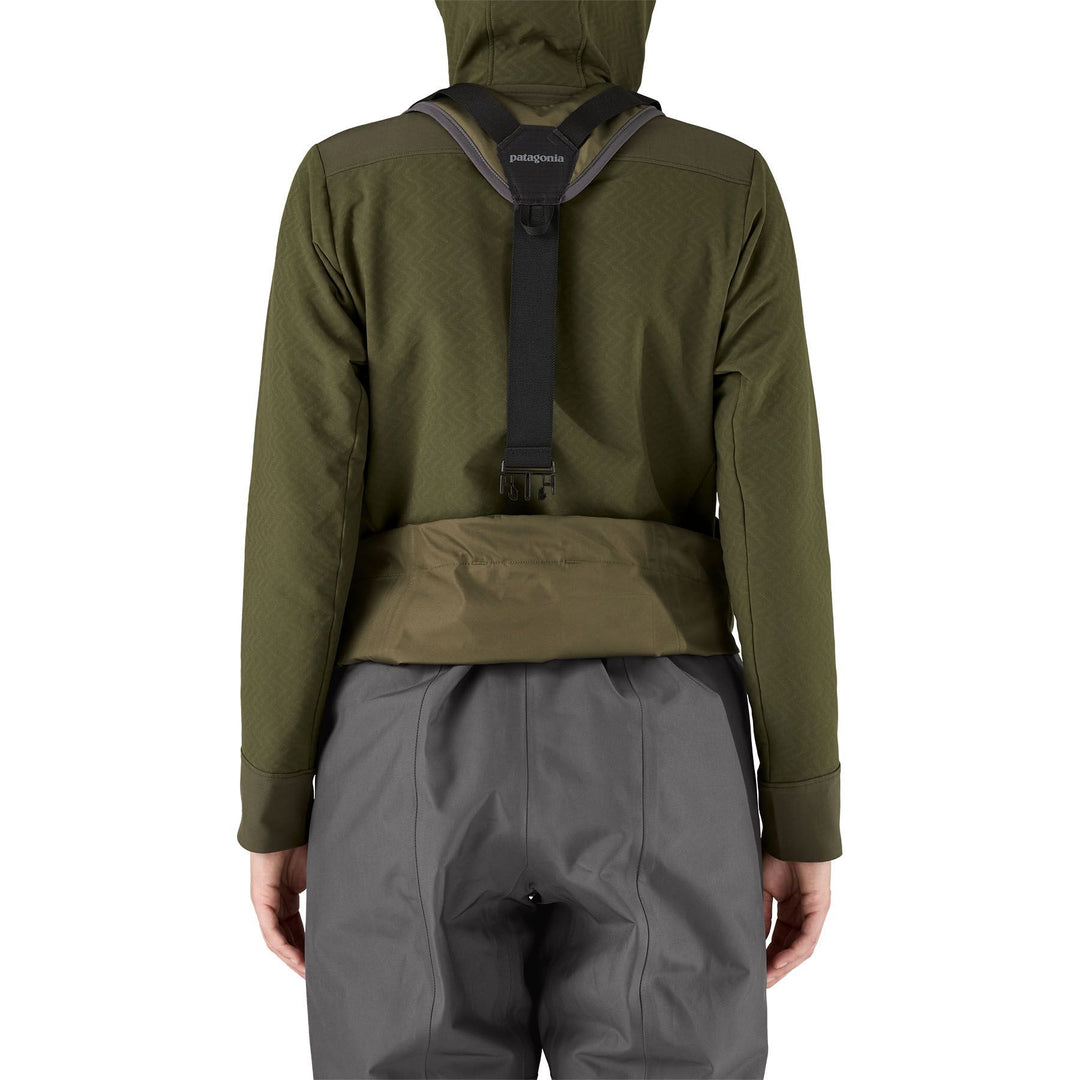 Patagonia Women's Swiftcurrent Expedition Zip Front Waders Basin Green Image 07