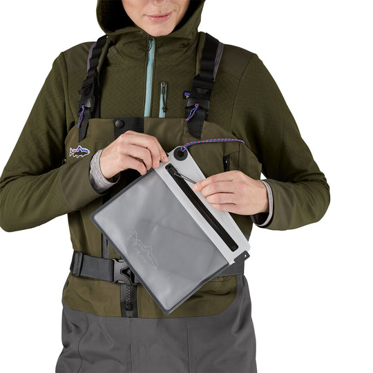 Patagonia Women's Swiftcurrent Expedition Zip Front Waders Basin Green Image 11