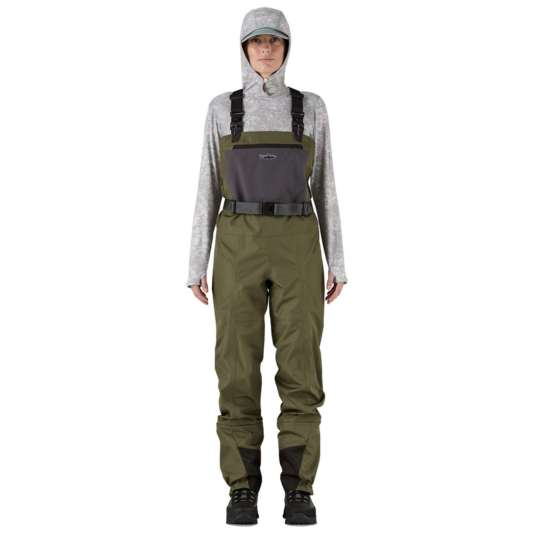 Patagonia Women's Swiftcurrent Traverse Waders Basin Green Image 03