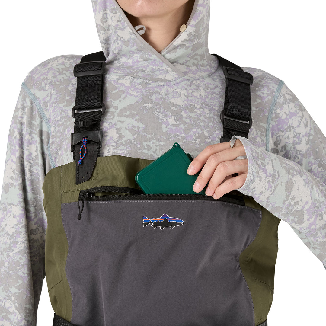 Patagonia Women's Swiftcurrent Traverse Waders Basin Green Image 09