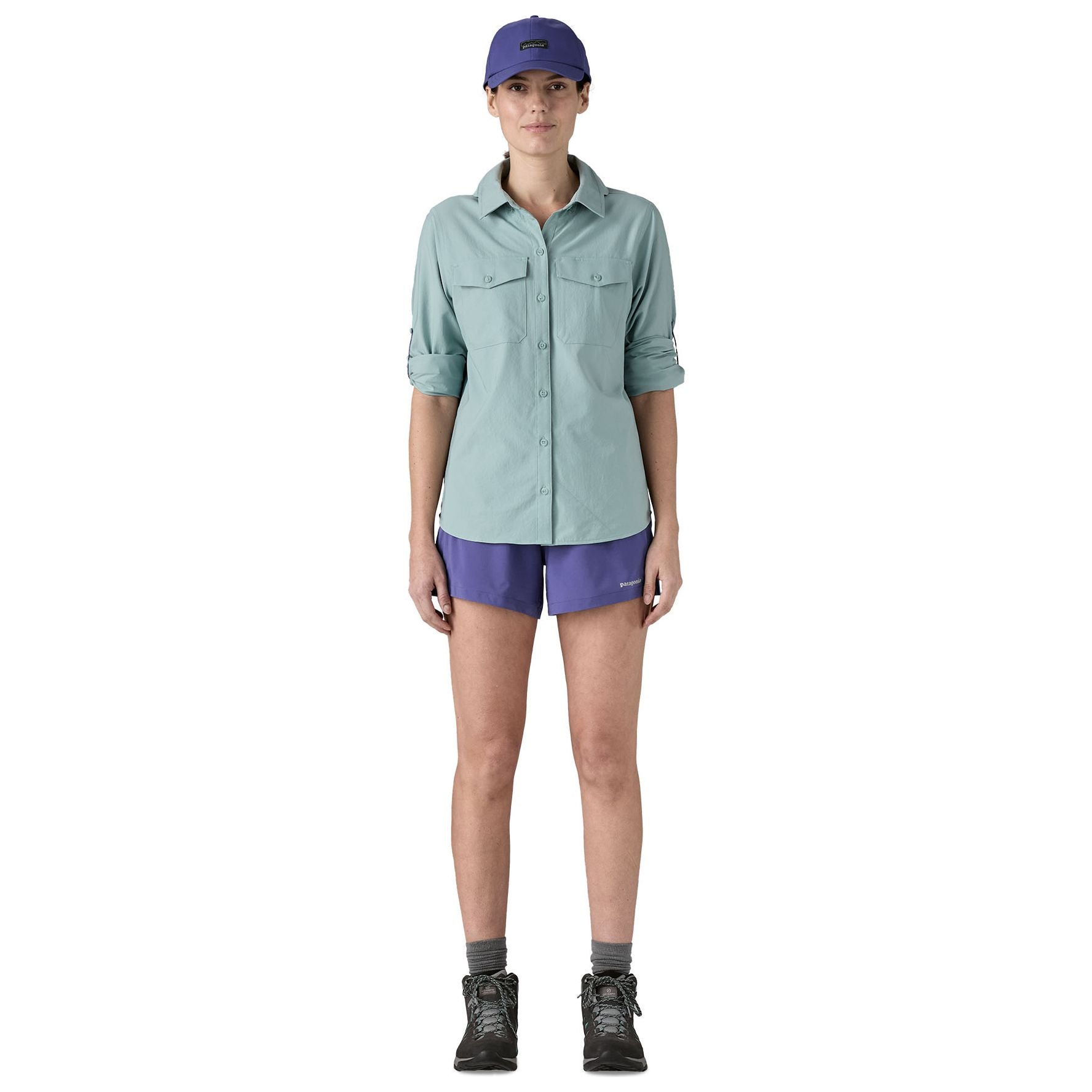 Patagonia Women's Terrebonne Shorts Solstice Purple Sal | Ed's Fly