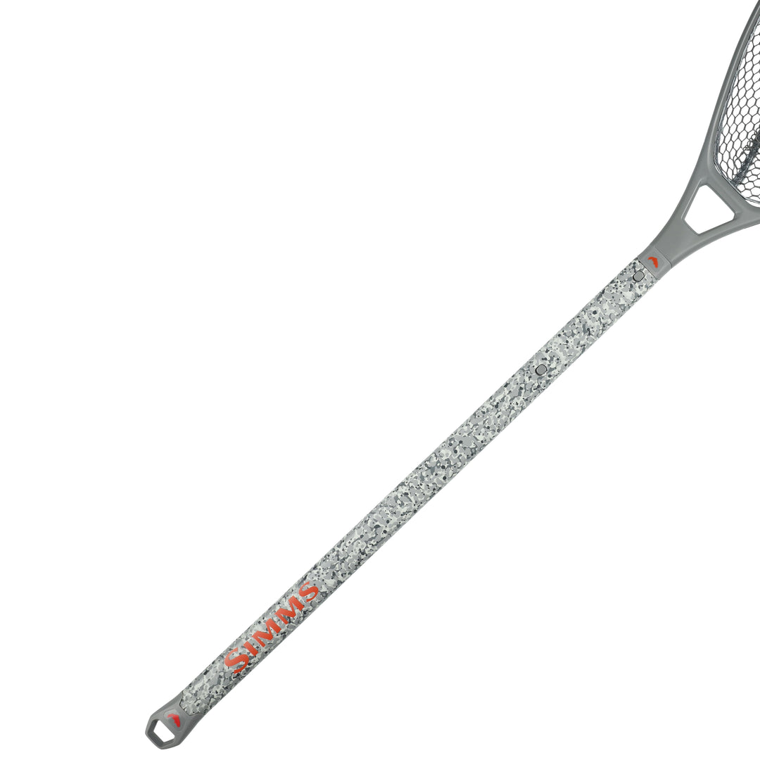 Simms Daymaker Boat Net - Long Handle Pebble Steel Image 03