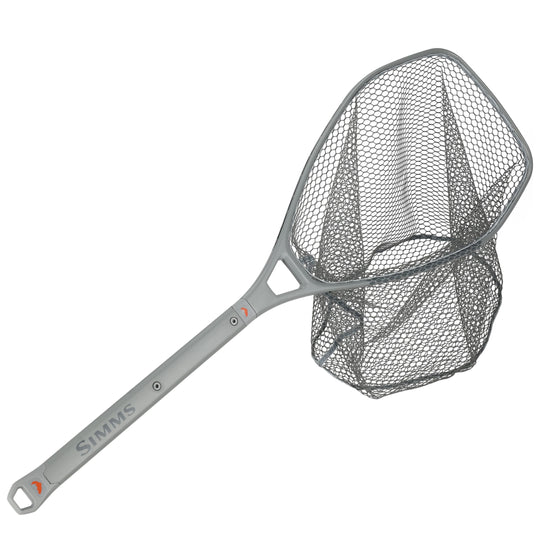 Simms Daymaker Boat Net - Short Handle Pewter Image 01