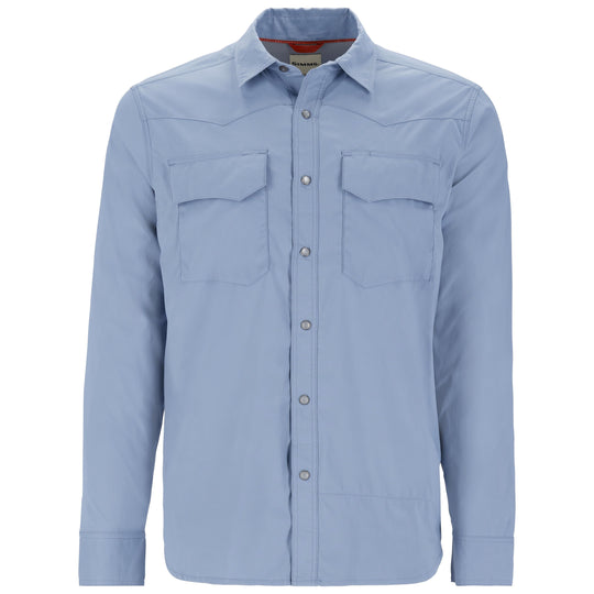 Simms Men's Big Sky Tech LS Shirt Albacore Image 01