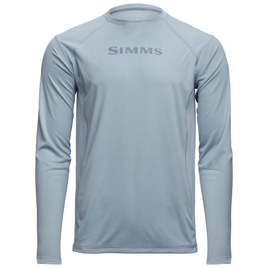 Simms Men's Challenger Solar Crew Steel Blue Image 01