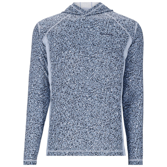 Simms Men's Challenger Solar Hoody Pebble Selvedge Image 01