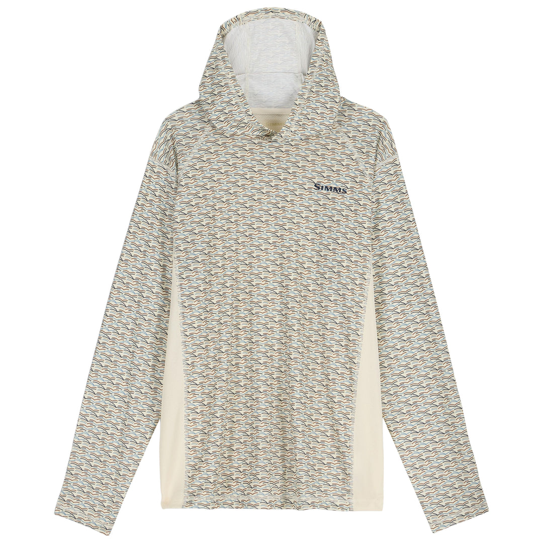 Simms Men's Challenger Solar Hoody Wave Tallow Image 01