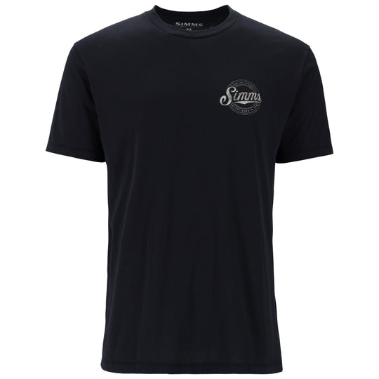 Simms Men's Circle Lockup T-Shirt Black Image 02