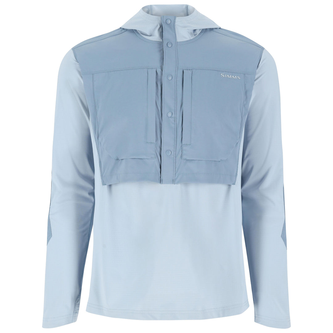 Simms Men's Latitude BiComp Hoody Steel Blue / Albacore Image 01
