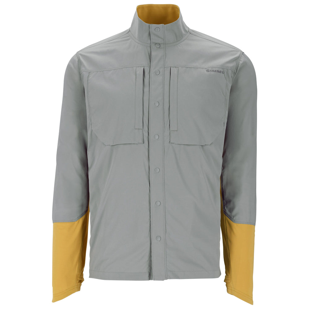 Simms Men's Latitude BiComp Shirt Cinder / Baltic Amber Image 01