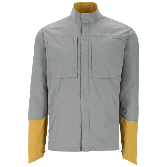 Simms Men's Latitude BiComp Shirt Cinder / Baltic Amber Image 01