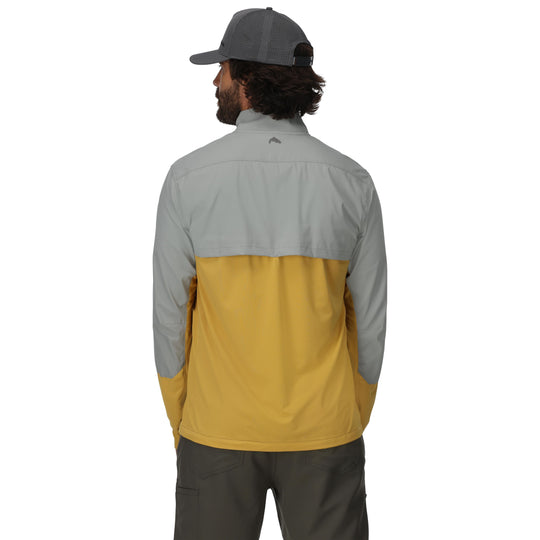 Simms Men's Latitude BiComp Shirt Cinder / Baltic Amber Image 03