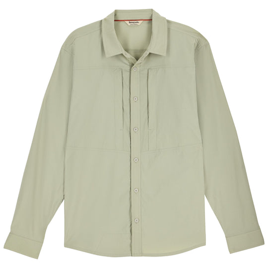 Simms Men's Stone Cold LS Shirt Pale Pine Image 01
