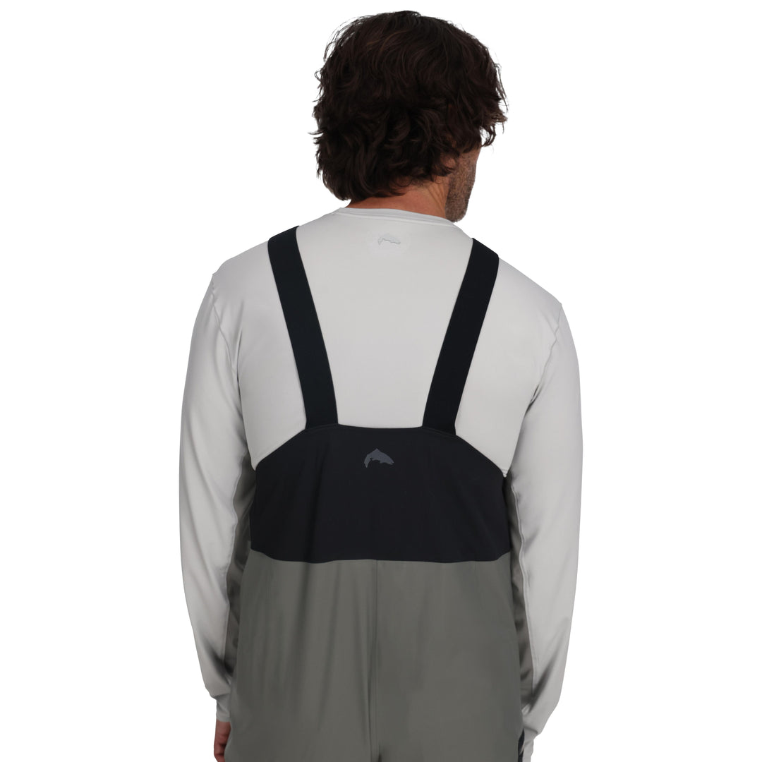Simms Men's Vapor Elite Bib Gunmetal Image 05