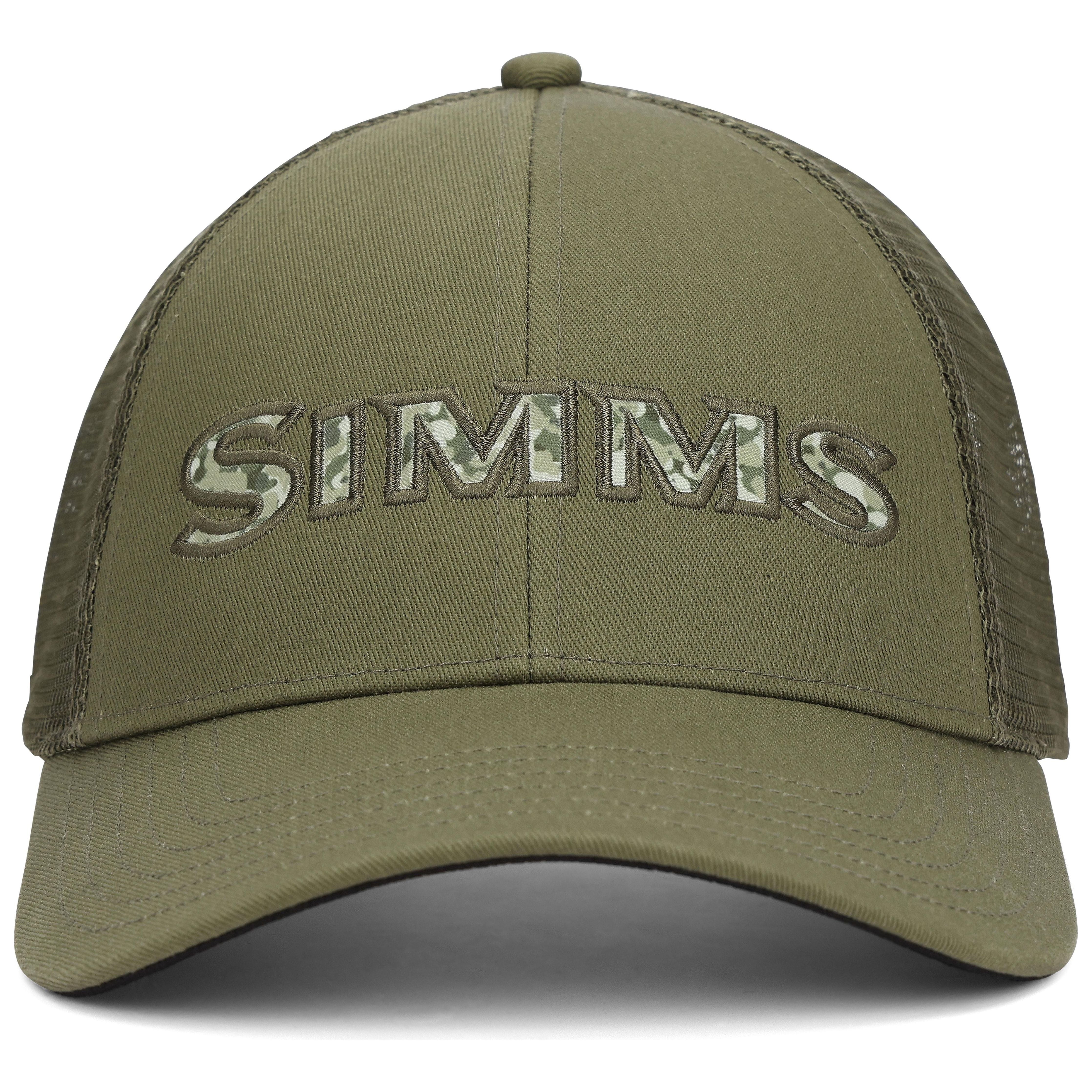 Simms Single Haul Trucker - Back Eddy Camo Fill Loden Image 01