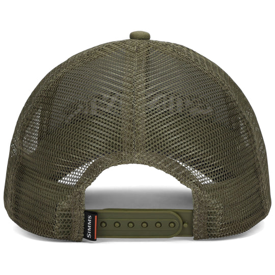 Simms Single Haul Trucker - Back Eddy Camo Fill Loden Image 03