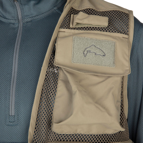 Simms Tributary Vest Tan Image 07