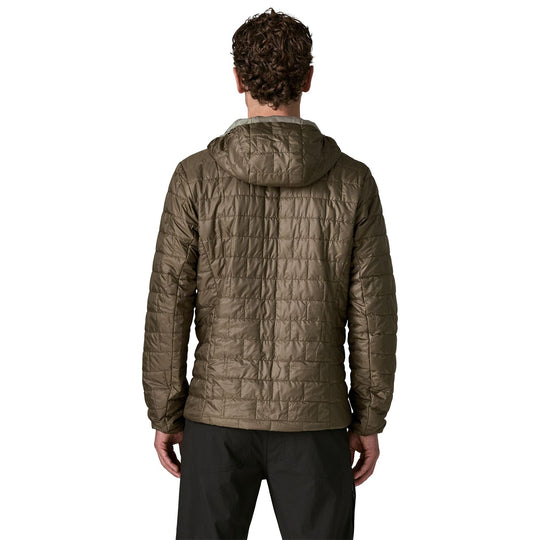 Patagonia Men's Nano Puff Fitz Roy Trout Hoody Basin Green Image 04