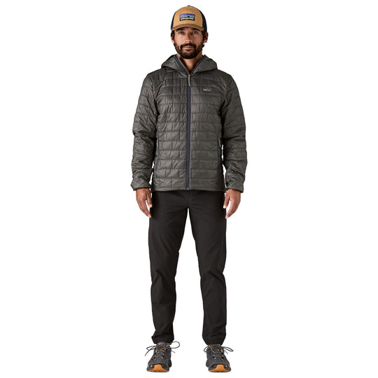 Patagonia Men's Nano Puff Fitz Roy Trout Hoody Forge Grey Image 02