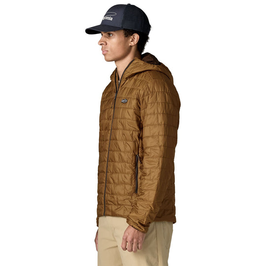 Patagonia Men's Nano Puff Fitz Roy Trout Hoody Wolf Brown Image 03