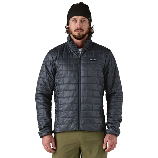 Patagonia Men's Nano Puff Jacket Smolder Blue Image 03
