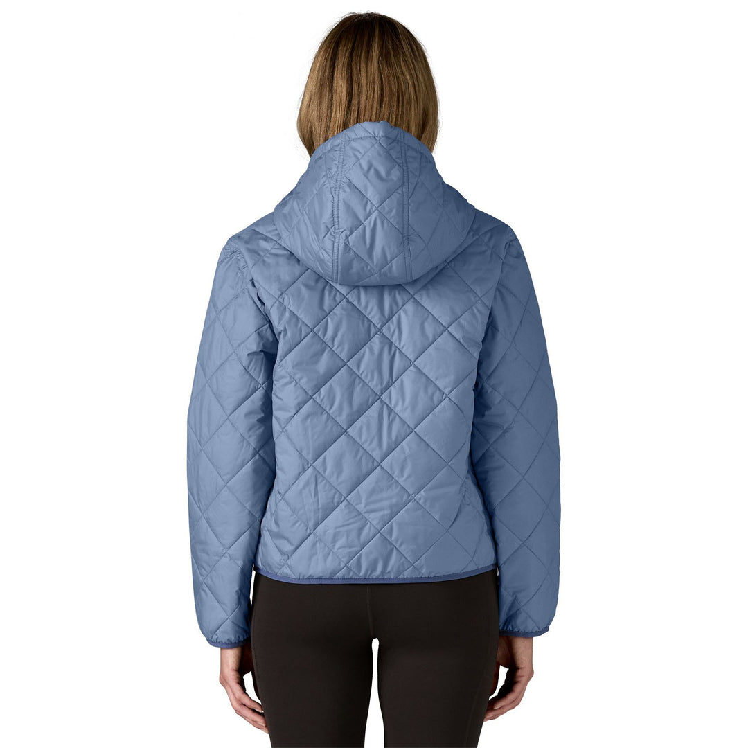 Patagonia Women's Diamond Quilted Bomber Hoody Barnacle Blue Image 03