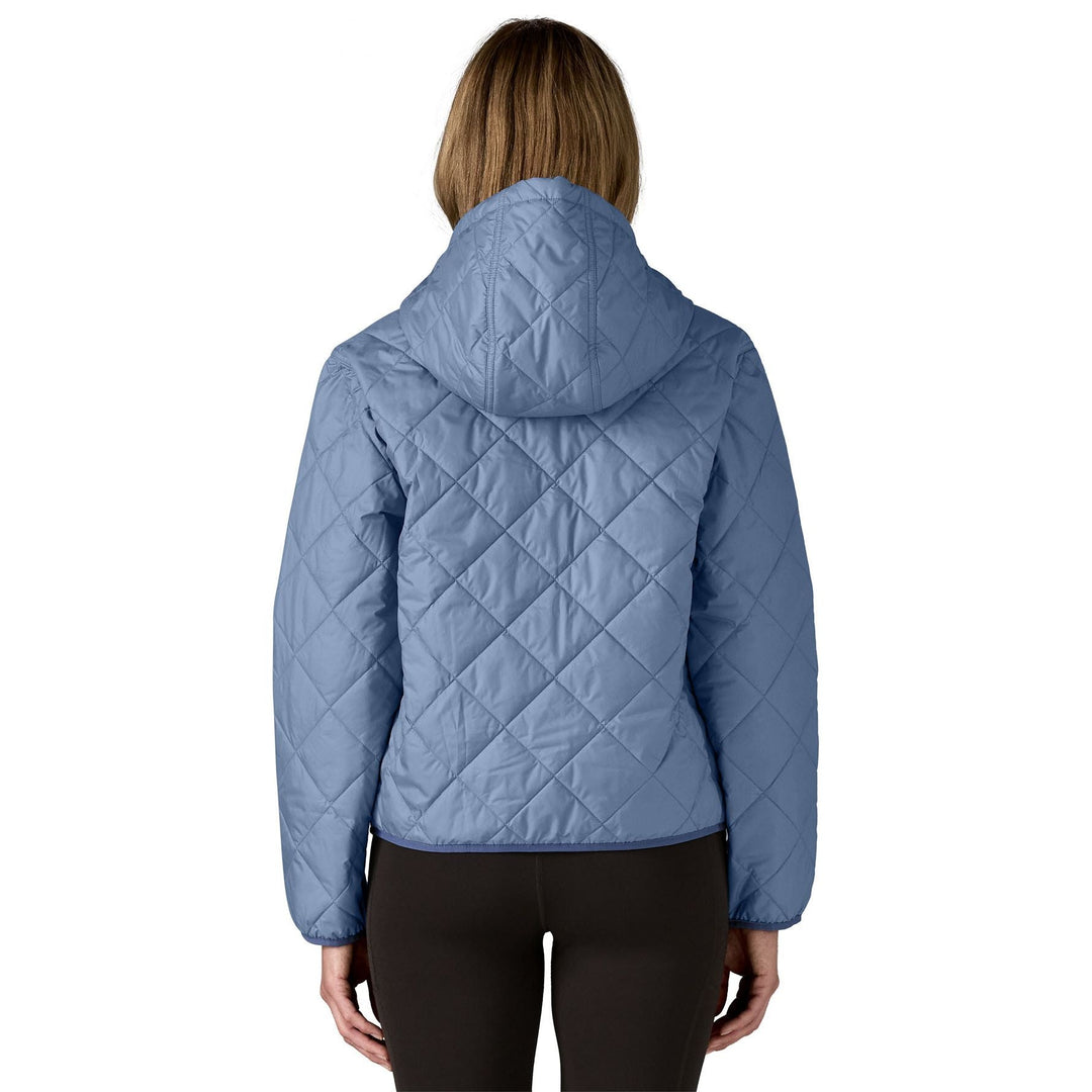 Patagonia Women's Diamond Quilted Bomber Hoody Barnacle Blue Image 03