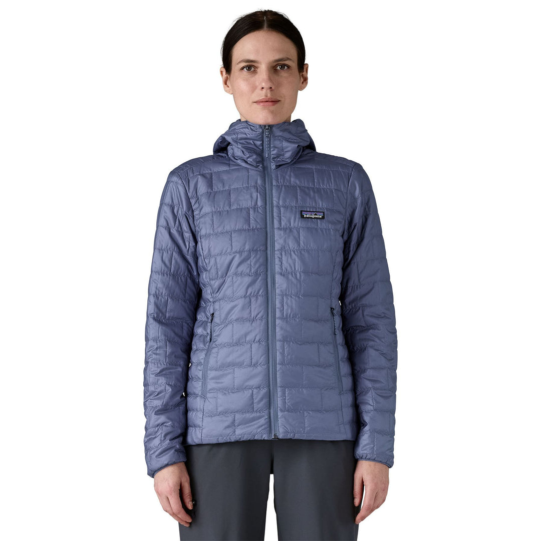 Patagonia Women's Nano Puff Hoody Current Blue Image 03
